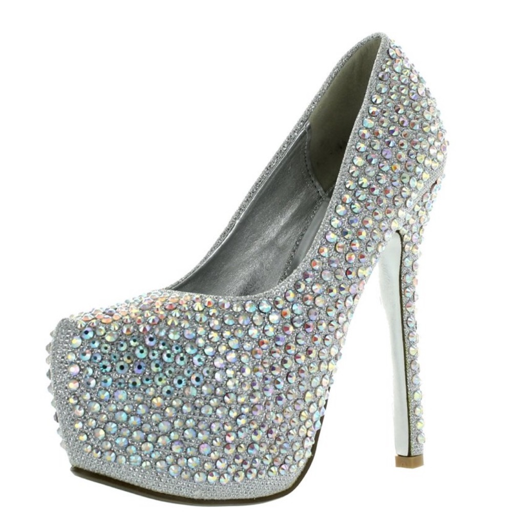 Rhinestone heels